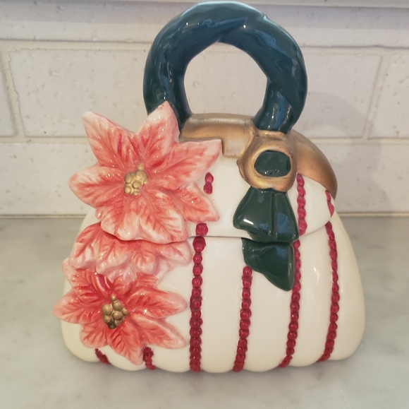 David's Cookie Jar Ceramic Canister Purse - Picture 1 of 10